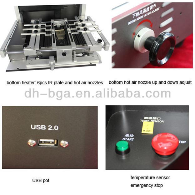 Bga Soldering Station Bga Rework Machine Bga Rework Reflow Station