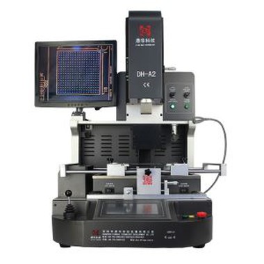 3 Zòn chofaj Touch Screen BGA Rework Machine